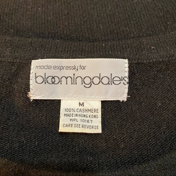 Pure cashmere M/L black relaxed fit crewneck sweater EUC - Picture 3 of 4